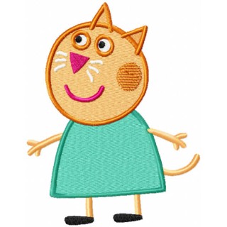 Friend Candy Cat embroidery design - Embroidery Design