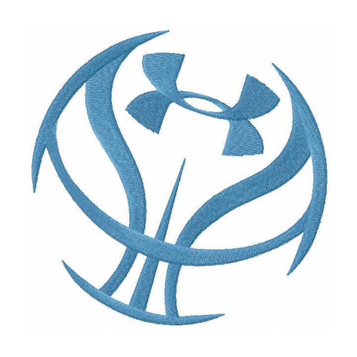 Under Armour basketball embroidery design - Embroidery Design