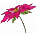 Preview of the Pyrethrum embroidery design, showcasing intricate floral details in a vibrant pattern.