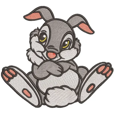 Preview of Shy Thumper embroidery design featuring a cute, timid character from the Bambi collection.