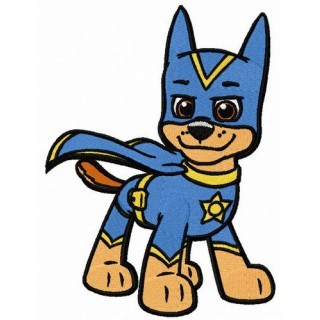 Paw Patrol Super Chase embroidery design - Embroidery Design