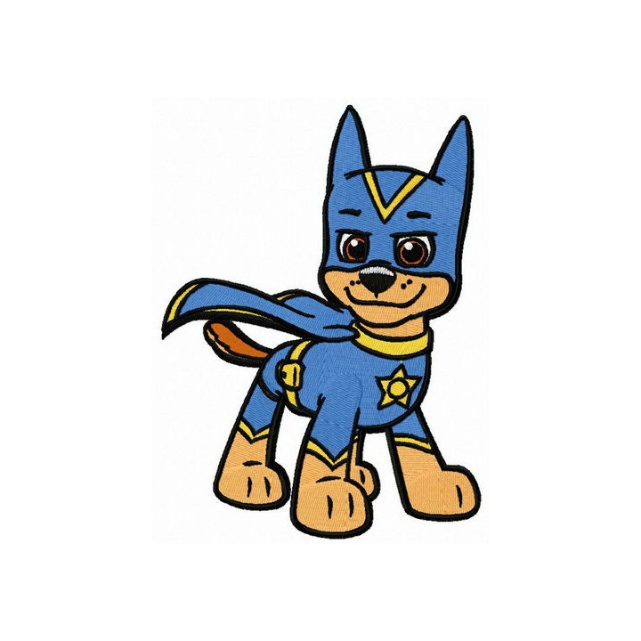 Paw Patrol Super Chase embroidery design - Embroidery Design