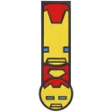 Iron Man chibi bookmark embroidery design featuring a cute, colorful character for creative stitching projects.