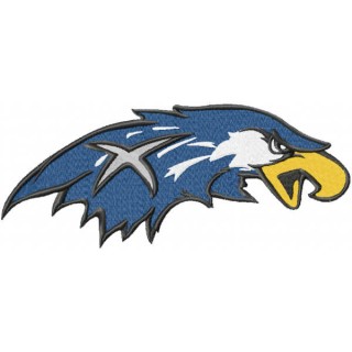 Xavier Hawks logo embroidery design - Embroidery Design