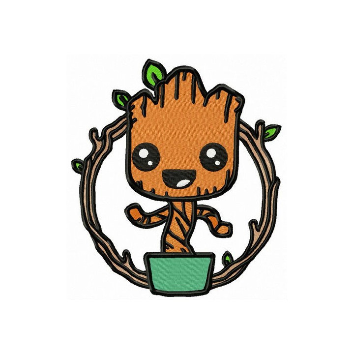 Marvel Groot embroidery design - Embroidery Design