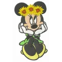 Waiting for Mickey embroidery design featuring a whimsical Mickey Mouse motif, ideal for children's clothing and accessories.