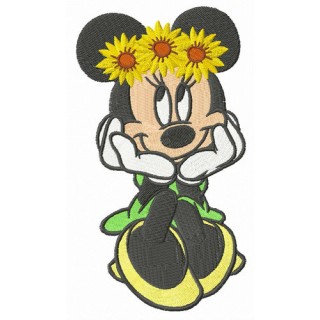 Waiting for Mickey embroidery design - Embroidery Design