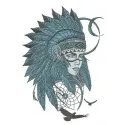 Dream keeper embroidery design featuring Native American motifs, perfect for stitching on t-shirts and hoodies.