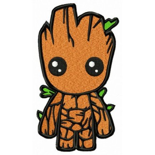 Little Groot embroidery design - Embroidery Design