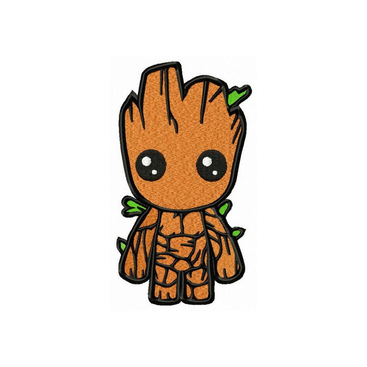 Little Groot embroidery design - Embroidery Design