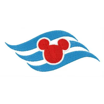 Embroidery design of the Disney Cruise Line logo, showcasing intricate details for stitching on various fabrics.