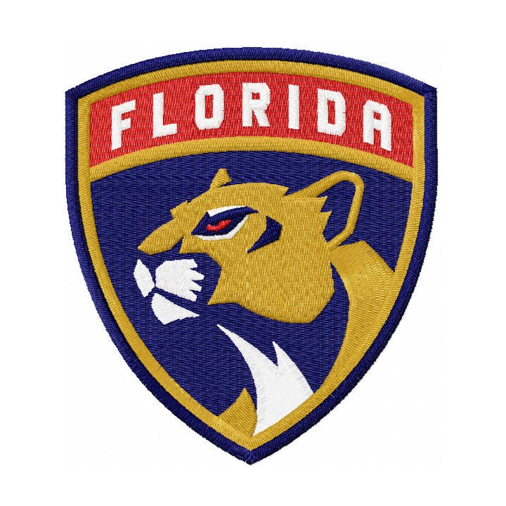 Florida Panthers logo embroidery design - Embroidery Design