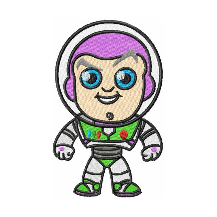 Buzz Chibi embroidery design - Embroidery Design