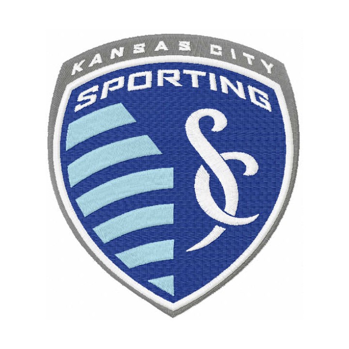 Kansas City Sporting logo embroidery design - Embroidery Design