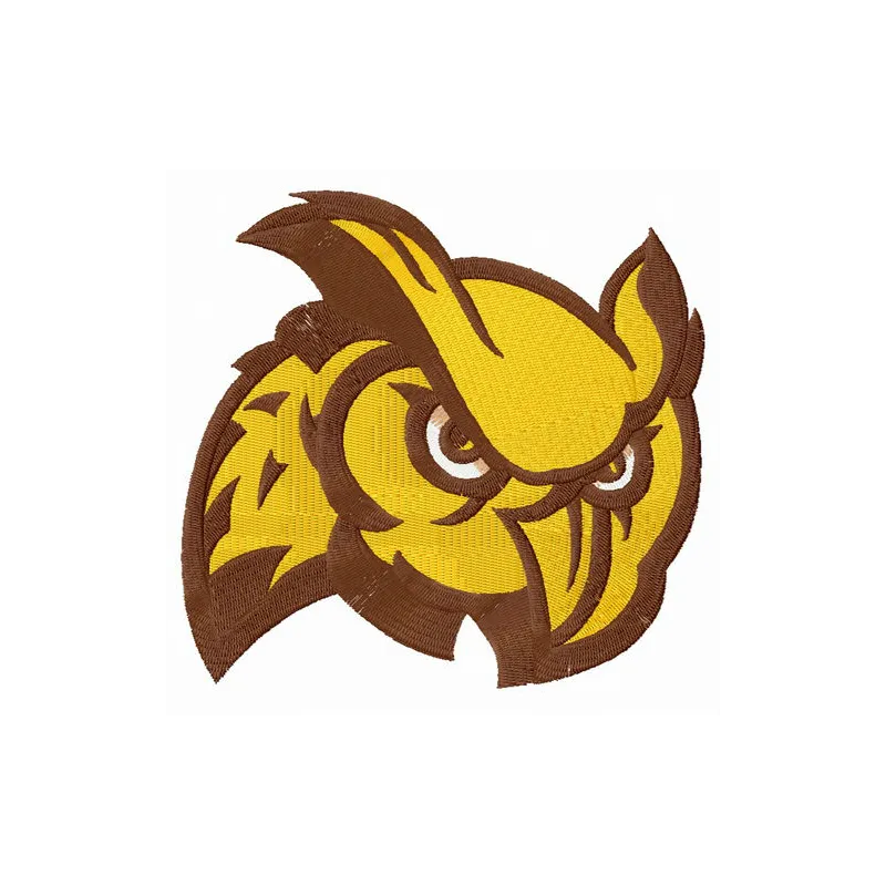 Preview of the Prof mascot embroidery design, showcasing a spirited collegiate theme for sports apparel.