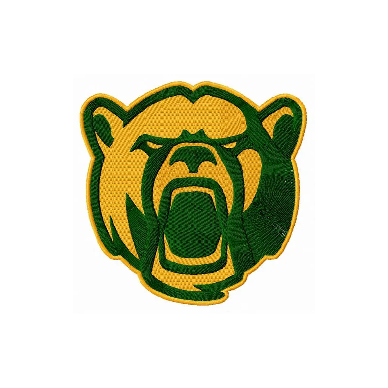 Baylor Bears alternative logo embroidery design showcasing a collegiate spirit for sports enthusiasts.
