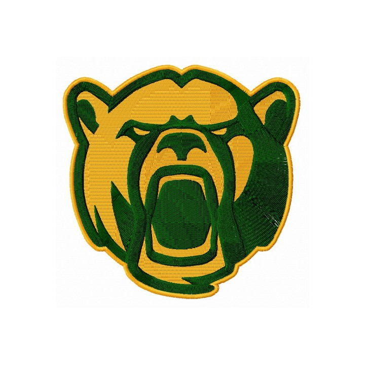 Baylor Bears alternative logo embroidery design - Embroidery Design