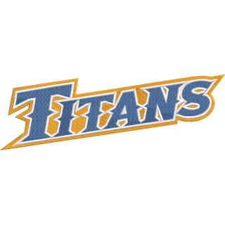 Cal State Fullerton Titans Secondary logo embroidery design - Embroidery Design