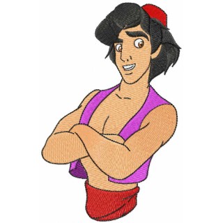 Aladdin embroidery design - Embroidery Design