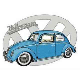 Volkswagen Type 1 embroidery design - Embroidery Design