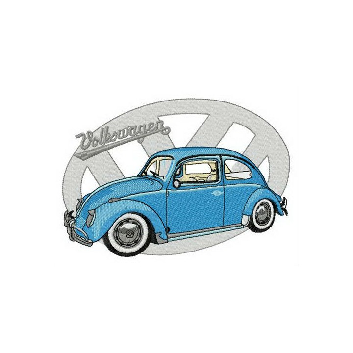 Volkswagen Type 1 embroidery design - Embroidery Design
