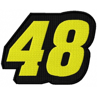 Jimmie Johnson 48 logo embroidery design - Embroidery Design