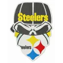Preview of Steelers dead fan embroidery design, showcasing a creative pattern inspired by American football.