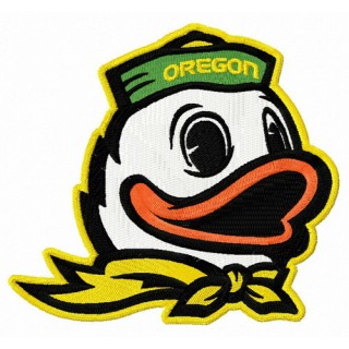 Oregon Duck embroidery design - Embroidery Design