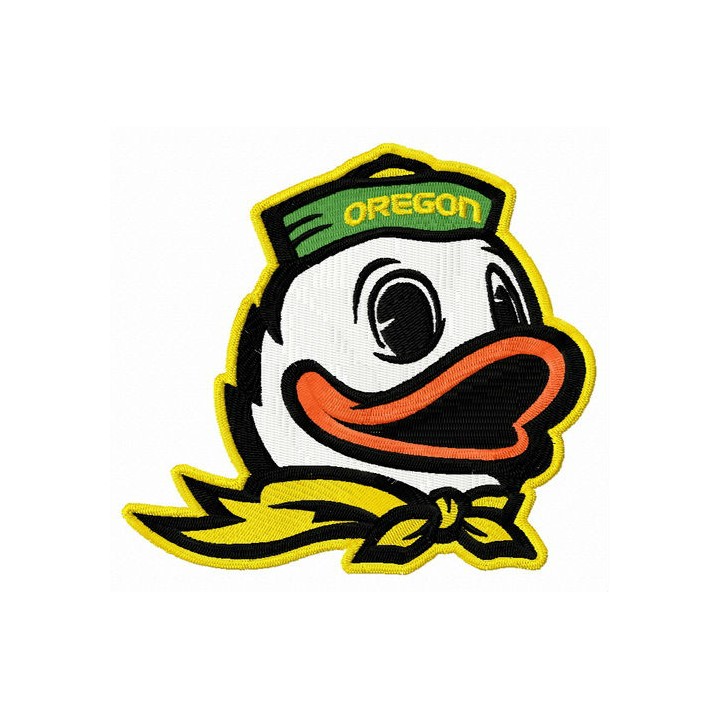 Oregon Duck embroidery design - Embroidery Design