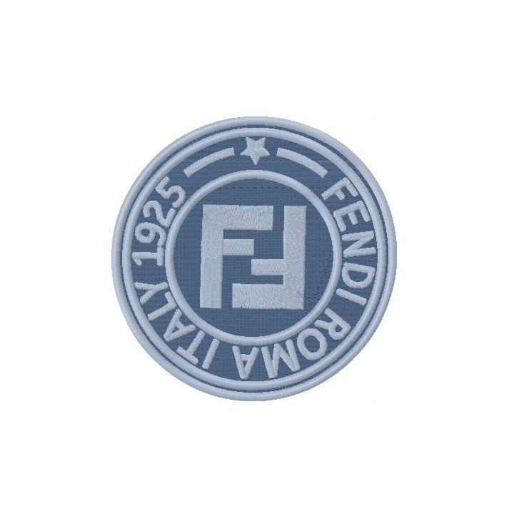 Fendi Roma Italy logo embroidery design - Embroidery Design
