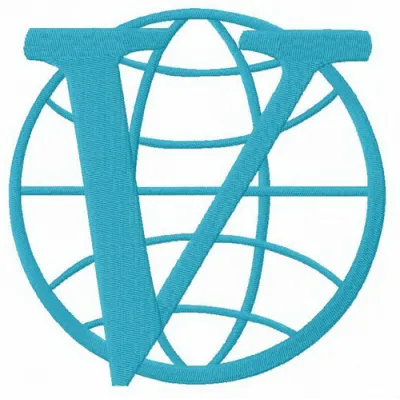 Venture Bros. logo embroidery design, showcasing intricate stitching patterns for fans of the entertainment series.