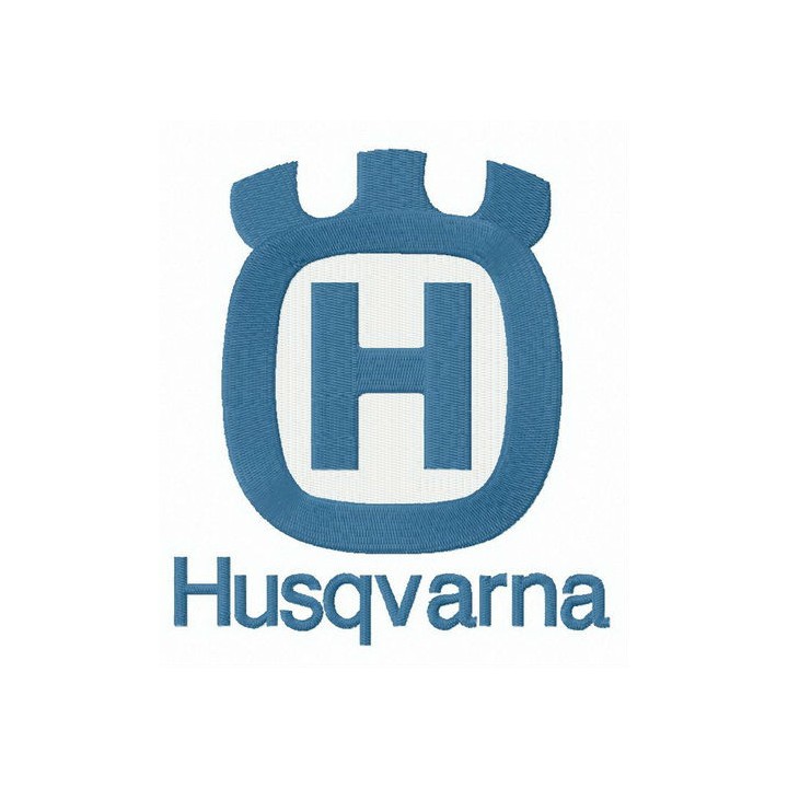 Husqvarna Sewing Machines logo embroidery design - Embroidery Design