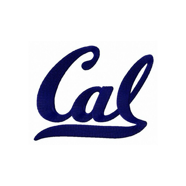 California Golden Bears wordmark logo embroidery design - Embroidery Design