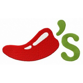 Chili's logo embroidery design - Embroidery Design