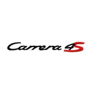 Carrera 4S logo embroidery design - Embroidery Design
