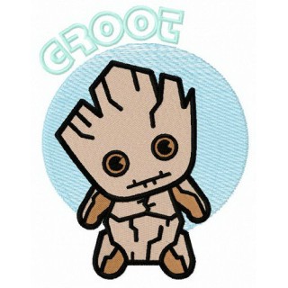 Young Groot embroidery design - Embroidery Design