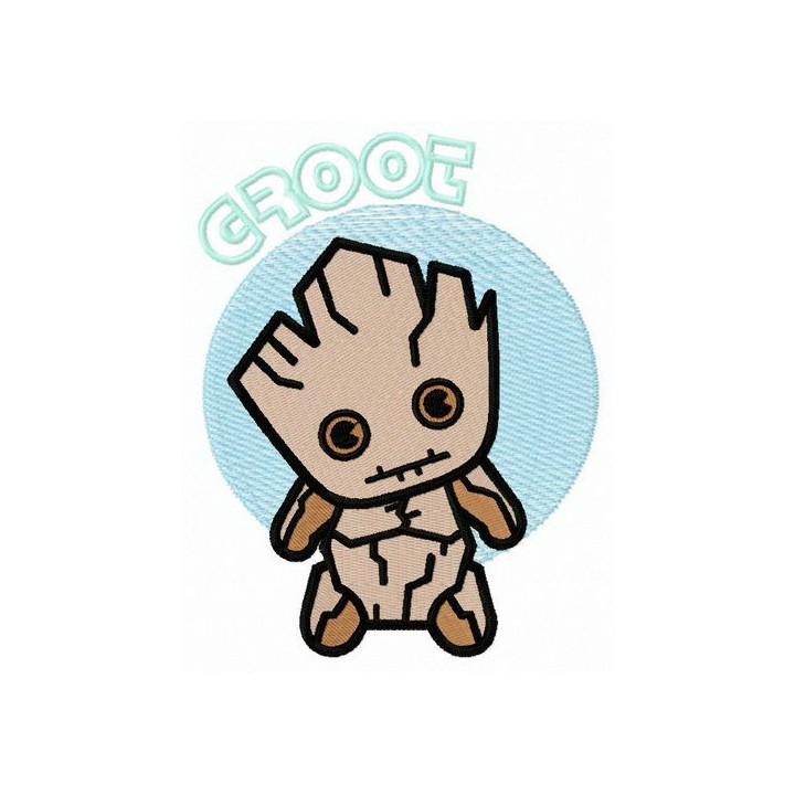 Young Groot embroidery design - Embroidery Design