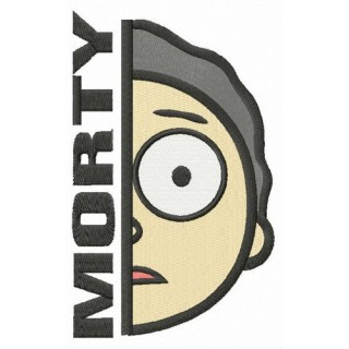 Morty embroidery design - Embroidery Design