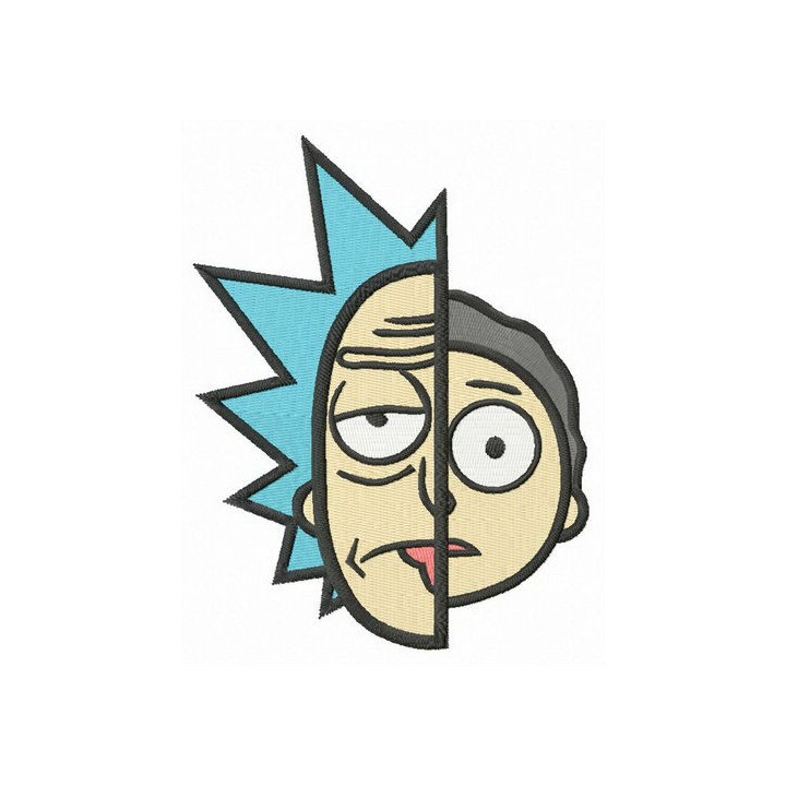 Rick and Morty embroidery design - Embroidery Design
