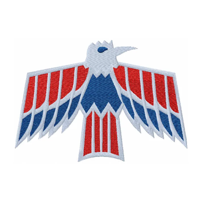 Pontiac Firebird Logo embroidery design preview for auto enthusiasts, showcasing intricate stitching patterns.