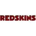 Redskins wordmark logo embroidery design showcasing intricate stitching patterns for American football enthusiasts.