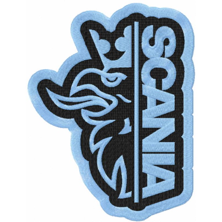 Scania alternative logo embroidery design - Embroidery Design