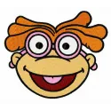 Skeeter head embroidery design featuring the beloved Muppet Babies character, ideal for creative stitching projects.