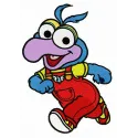 Baby Gonzo embroidery design featuring the beloved Muppet character, perfect for baby onesies and blankets.