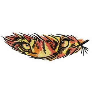 Tiger feather embroidery design - Embroidery Design