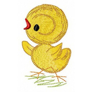Tiny chicken embroidery design - Embroidery Design