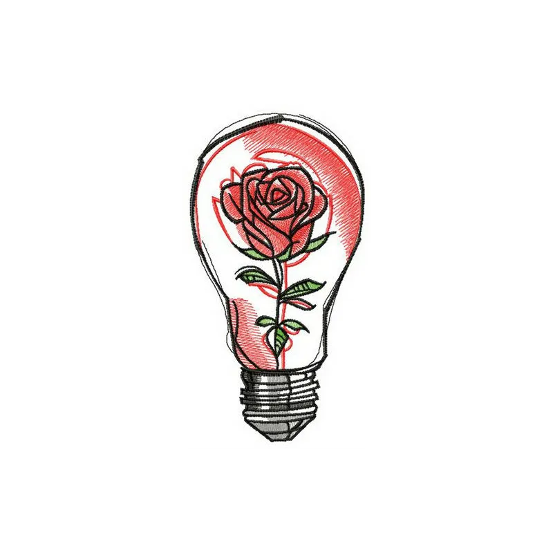 Fragile rose embroidery design showcasing delicate floral motifs on fabric, perfect for various stitching projects.