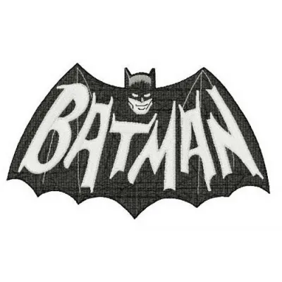 Scary Batman embroidery design showcasing a bold and vibrant stitched motif for various fabric projects.