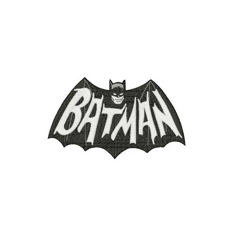 Scary Batman embroidery design showcasing a bold and vibrant stitched motif for various fabric projects.