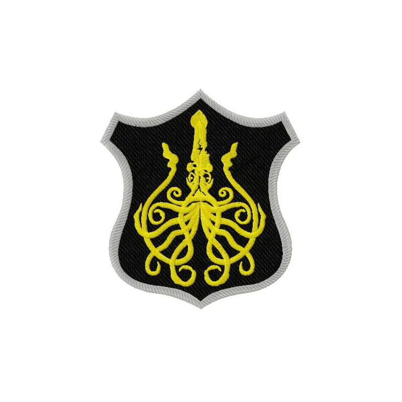 Greyjoy coat of arms embroidery design featuring intricate details, perfect for Game of Thrones themed projects.
